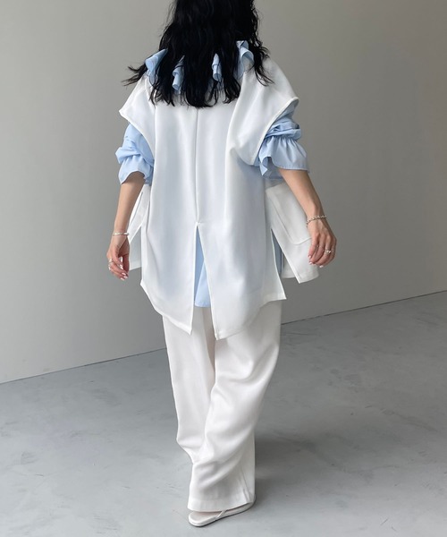 wee9s（ウィークス） セットアップ 「2点SET」mannish vest set up