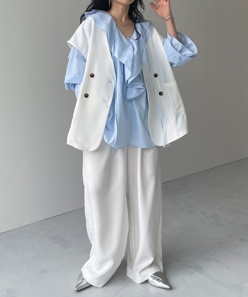 wee9s（ウィークス） セットアップ 「2点SET」mannish vest set up