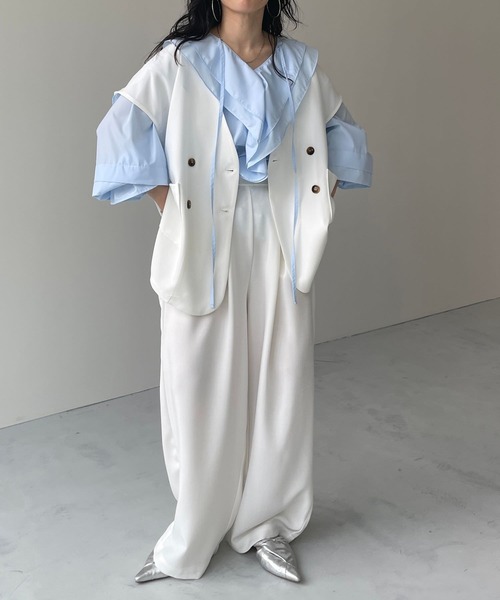 wee9s（ウィークス） セットアップ 「2点SET」mannish vest set up