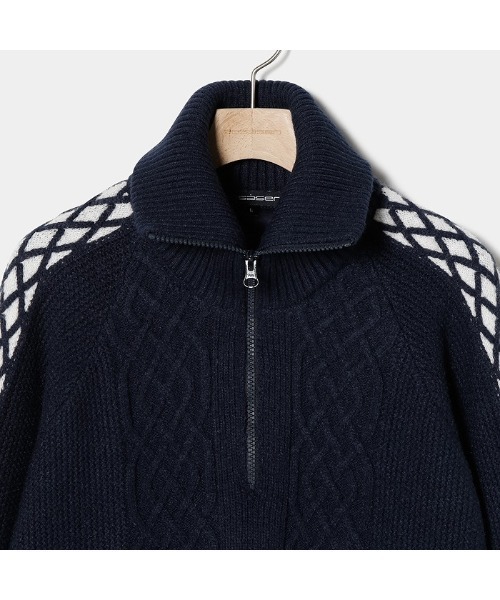 Rosasen（ロサーセン） ニット セーター 「Rosasen/GOLF」防風裏付き