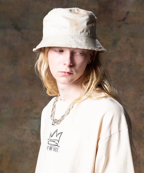 glamb グラム ゴブランバケットハット 帽子 glamb（グラム） 帽子 ハット Damage Bucket Hat / ダメージバケット