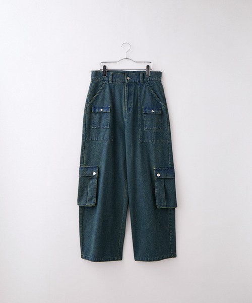 Loose（ルース） ワイドパンツ ジーンズ 12oz ワイドデニムカーゴ