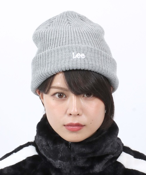 Lee ニット帽 ニットキャップ Lee（リー）ワンポイントロゴ刺繍