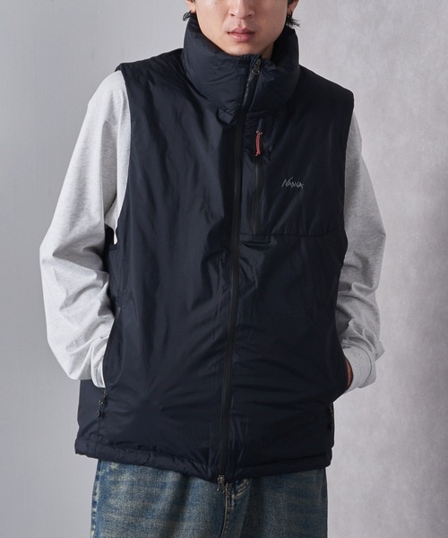 NANGA ダウンベスト ベスト 「NANGA」AURORA TEX STAND COLLAR