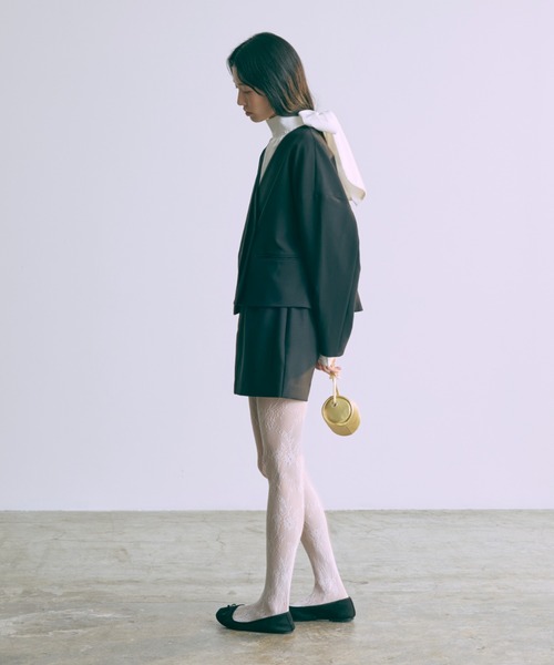 EN NEUME ジャケット ノーカラージャケット 「Set Up」Layered