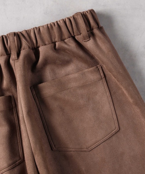 Right-on パンツ 「HONEYSUCKLE ROSE」フェイクスウェードパンツ  