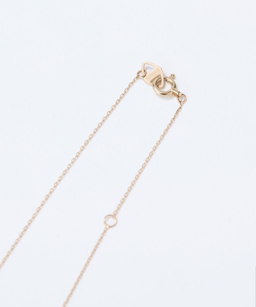 ネックレス 入学式 「K10」ツイストラインバーネックレス「全長約45cm(調節した時の長さ42cm)」「動画あり」 レディース メンズの画像