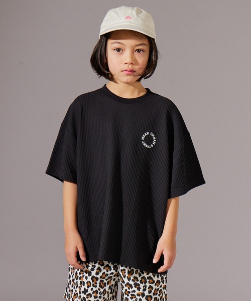 【chocomama】 cccmalieワッフルブルゾン、半袖セット PAIRMANON STREET tシャツ 「PAIRMANON STREET」ワッフル