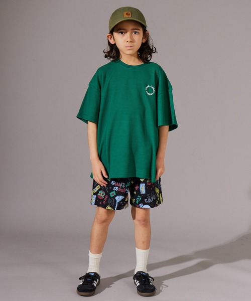 【chocomama】 cccmalieワッフルブルゾン、半袖セット PAIRMANON STREET tシャツ 「PAIRMANON STREET」ワッフル