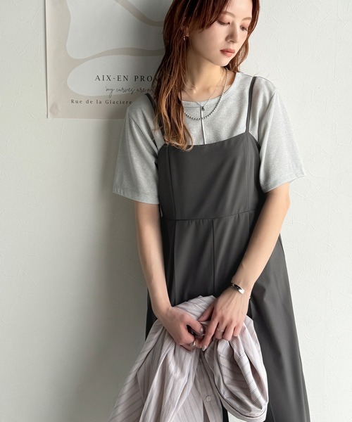 classicalelf サロペット オーバーオール 脚長美シルエット