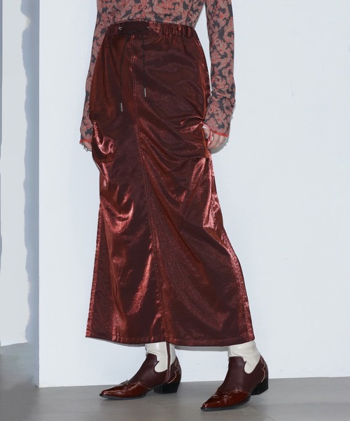 ROSE BUD メタリックスカート ROSE BUD スカート メタリックスカート : ZOZOTOWN Yahoo!店