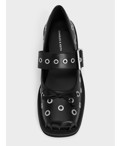 CHARLES ＆ KEITH（チャールズ&キース） パンプス グロメット バックル