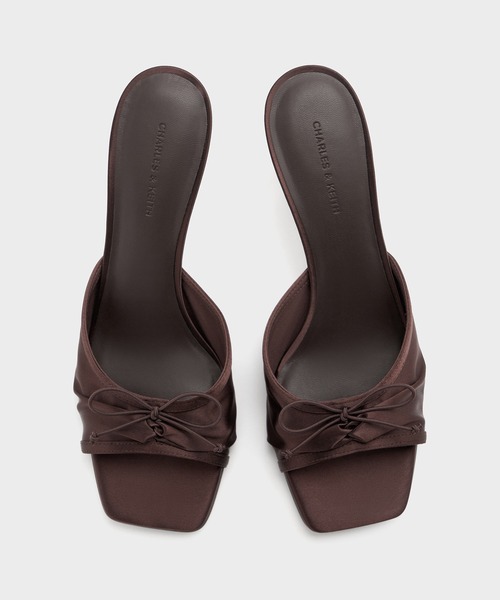 CHARLES ＆ KEITH（チャールズ&キース） サンダル ミュール ルーシュド