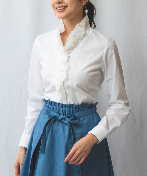 NARACAMICIE（ナラカミーチェ） ブラウス シャツ 「NARACAMICIE」二重