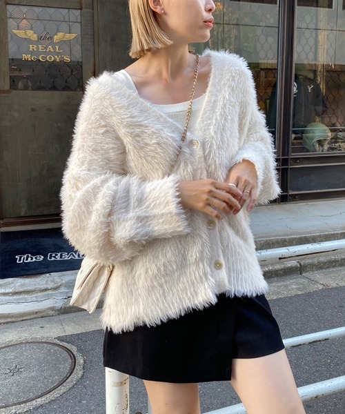 one after another NICE CLAUP 「one CLAUP」 ニットカーディガン FREE