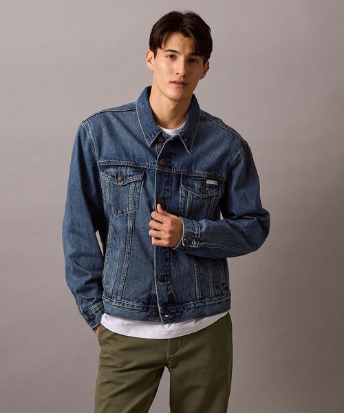 1130-198 カルバンクライン デニムジャケットМ Calvin Klein（カルバン・クライン） デニムジャケット gジャン