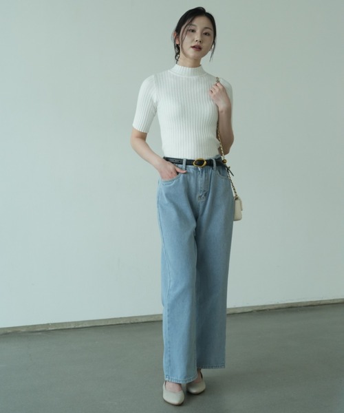 todo リブ編み 半袖Tシャツ TAO | リブ編み半袖Tシャツ【レギュラーフィット・クルーネック