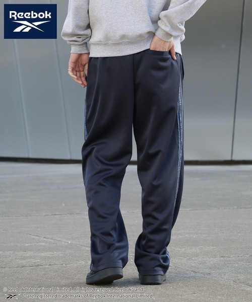 トラックパンツ M ネイビー サイドライン ジャージ Reebok（リーボック） パンツ 「Reebok/リーボック」サイドライン