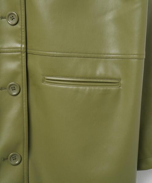「WEGO」 コート FREE オリーブ レディース_画像7