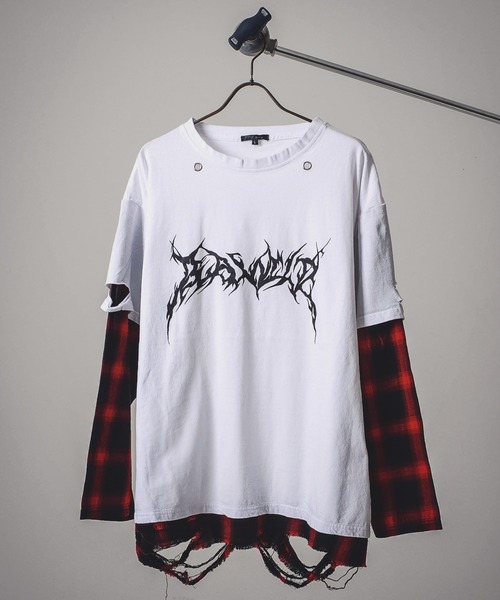 jonnlynx人気商品変形Tシャツホワイトレイヤード春夏希少 楽天市場】tシャツ カットソー 半袖 レディース メンズ ユニ