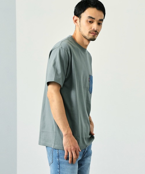 EDWIN（エドウィン） tシャツ デニムポケット Tシャツ 半袖 メンズ