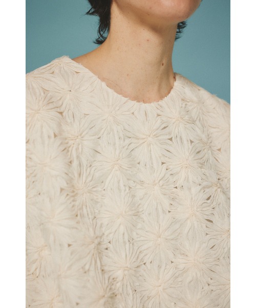 HeRIN.CYE ヘリンドットサイ Flower vase tee ブルー系 HeRIN.CYE ヘリンドットサイ Flower vase tee ブルー系