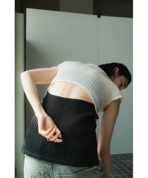 Knuth Marf（クヌースマーフ） tシャツ french sleeve ribbed tops