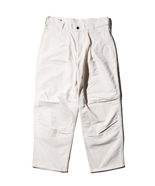 ワイドパンツ パンツ CARHARTT カーハート / DUCK ONE-TUCK 5PKT リメイク　ダブルニー　パンツ メンズ レディースの画像