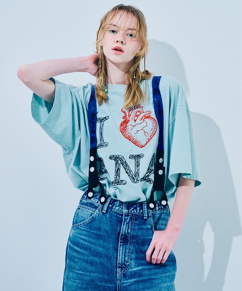 tシャツ M2504 I LOVE RNA BIG T レディース M2505 I LOVE NY BIG T(M ホワイト): トップス - RNA ONLINE