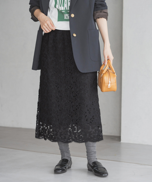 IENA（イエナ） ニットスカート - ブラック レディース : ZOZOTOWN