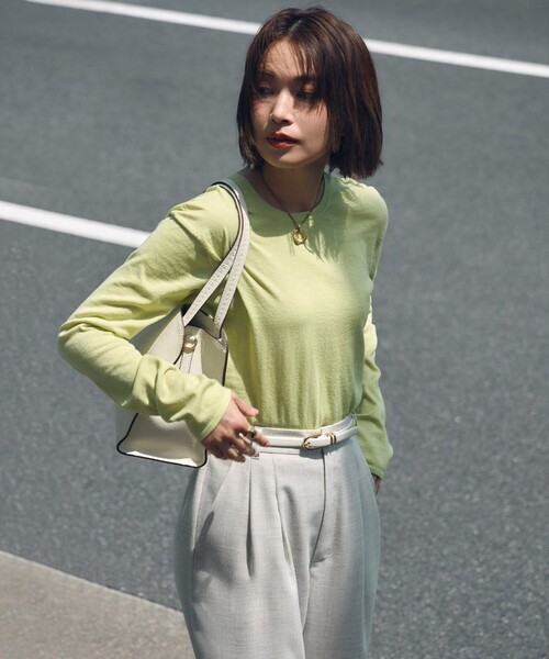 カーディガン 「Saori Oyamada × SLOANE × ANAYI」撥水コットンポリエステル2WAYカーディガン レディース