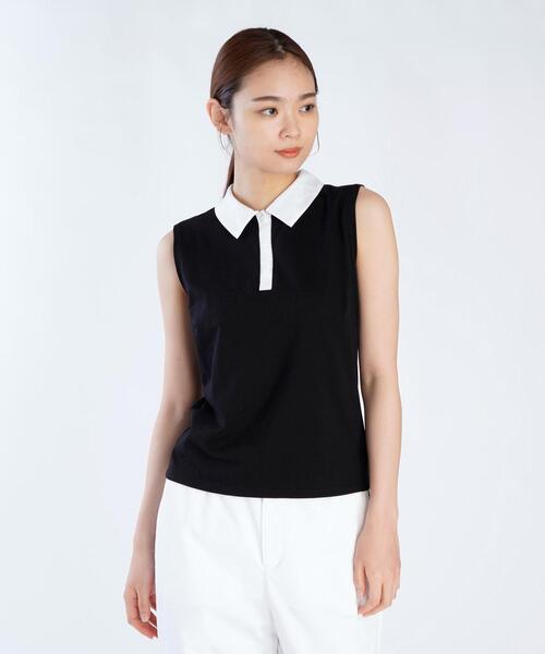 レア✨agnes b ポロシャツ　レザール　ロゴプリント　ロゴ刻印ボタン　L レア✨agnes b ポロシャツ レザール ロゴプリント ロゴ刻印