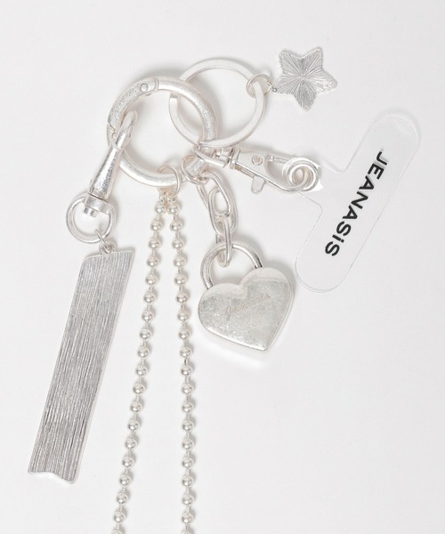 JEANASIS キーホルダー logo charm スマホストラップ/572640