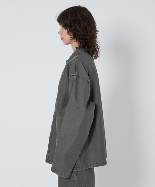 ASTRAET ブルゾン アウター 「ASTRAET」コーティング ノーカラー