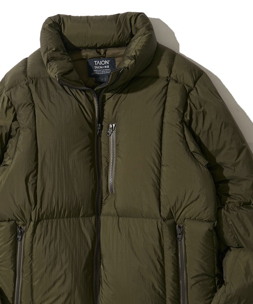 TAION ダウンジャケット TAION（タイオン） ダウンジャケット ダウン 「TAION/タイオン」W-ZIP