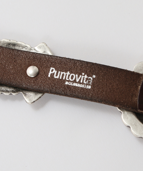 Puntovita ベルト 「PUNTOVITA/プントヴィータ」CONCHO LEATHER