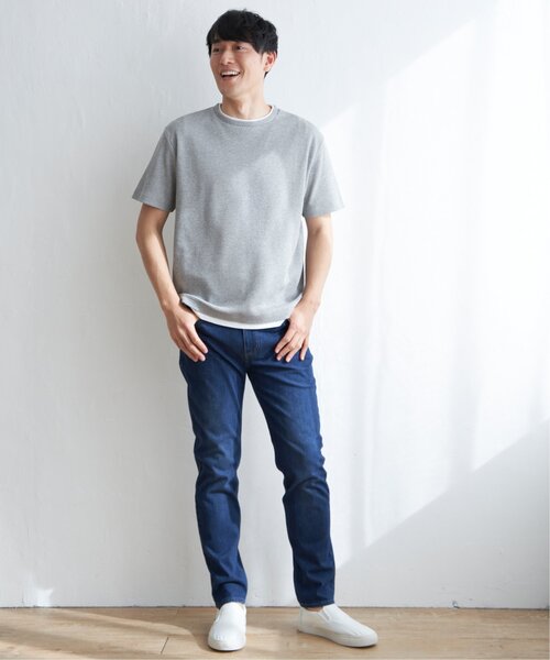 「ikka」 半袖Tシャツ M グレー メンズ