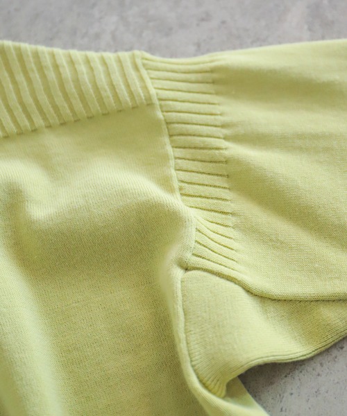 「NOMBRE IMPAIR」 長袖ニット FREE ライトグリーン レディース_画像4