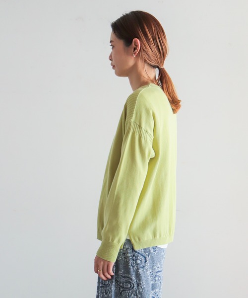 「NOMBRE IMPAIR」 長袖ニット FREE ライトグリーン レディース_画像7