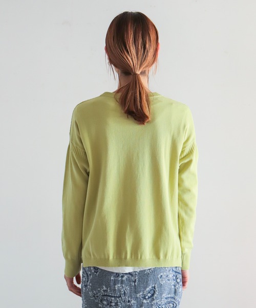 「NOMBRE IMPAIR」 長袖ニット FREE ライトグリーン レディース_画像8