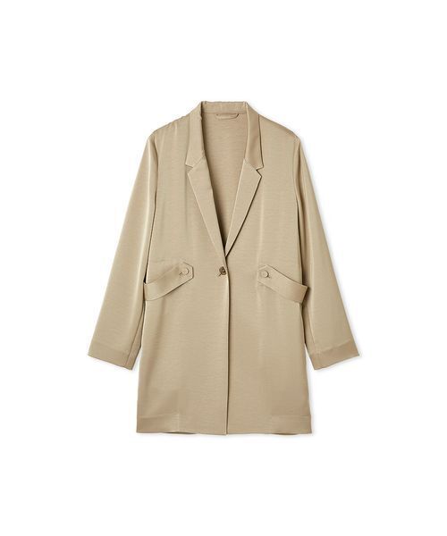 【セットアップ対応商品】セミダブルテーラードジャケット （BEIGE） アニュアンス anuans セミダブルテーラードジャケット （BEIGE