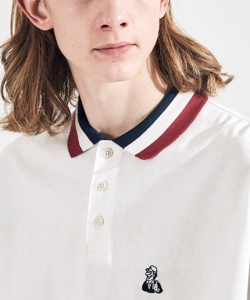 「Penguin by Munsingwear」 半袖ポロシャツ M ホワイト メンズ