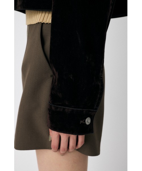 VELVET SHORTジャケット 25年AW新作】【セットアップ対応】VELVET SHORT ジャケット（ブルゾン