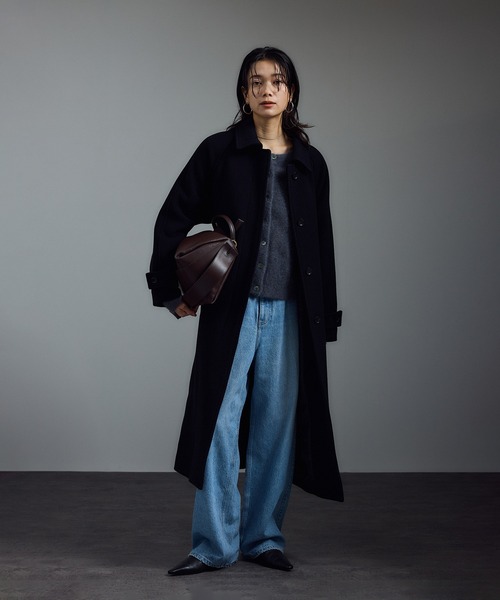 美品　アダム・エ・ロペ　MANTECO ウールコート　オーバーサイズ　ジャケット SALON adam et rope' コート アウター 「WEB限定」MANTECOウール