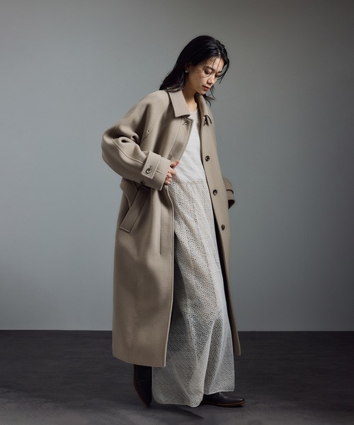 SALON adam et rope'（サロン アダム エ ロペ） ステンカラーコート