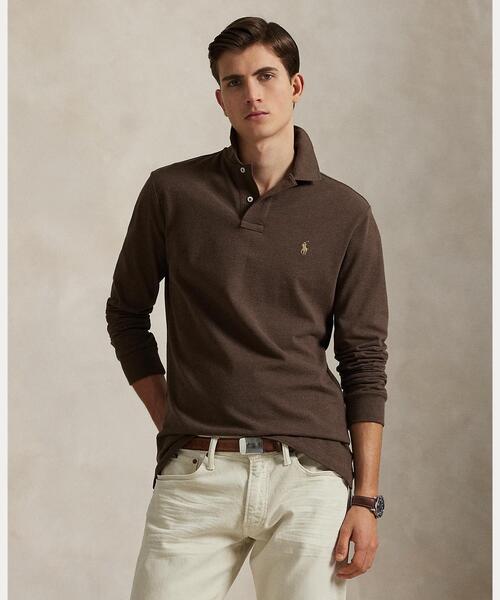 POLO RALPH LAUREN ポロシャツ カスタム スリム ロングスリーブ