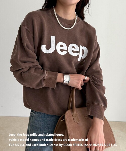 トレーナー スウェット 「GOOD ROCK SPEED」JEEPプリント裏毛スウェット レディース