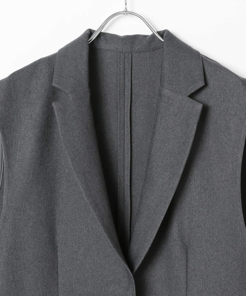 LEPSIM（レプシィム） ベスト ジレ テーラードベストAW 581654