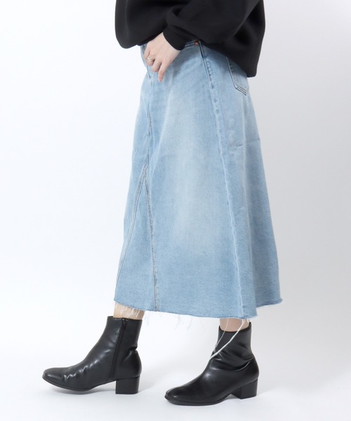 Levi's（リーバイス） デニムスカート HR A-LINE DECON SKIRT SECRET