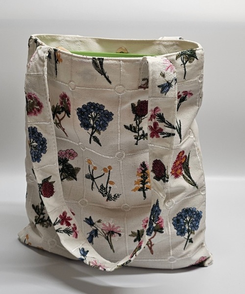 【新品、未使用】花柄刺繍 トートバッグ 中型 トートバッグ 花柄刺繍トートバッグ レディース メンズ : ZOZOTOWN